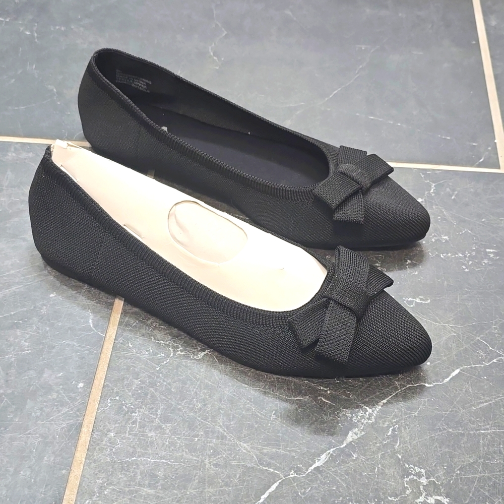 Mia black knit Textile 6
